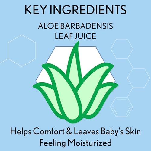 All over baby cleansing wipes with natural oat and aloe moisturize while wiping skin