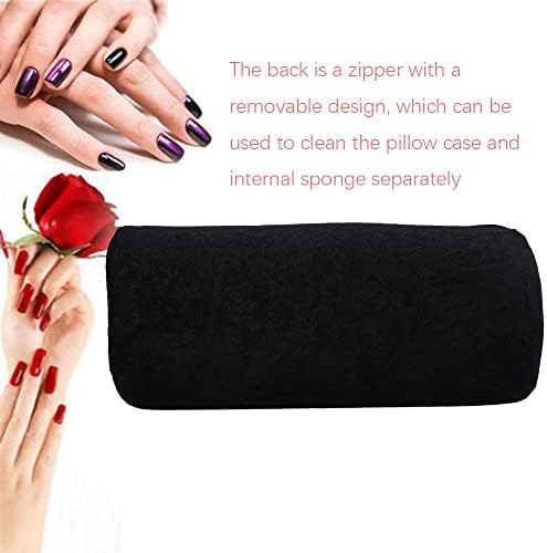 Close up of plush fabric on Yipiner nail hand rest