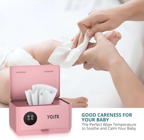 Nursery setup featuring Cmanlnyk portable wipe warmer for newborn care