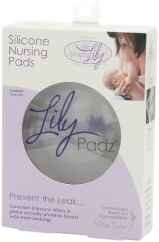 Packaging of authentic USA imported LilyPadz nursing pads
