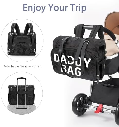 Pripher diaper bag shown in its versatile tote carrying mode