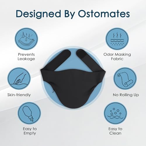 breathable lycra ostomy belt for daily wear concealment