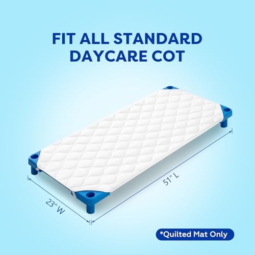 Comfyanno imported toddler cot mat neatly packed and ready for preschool or travel use