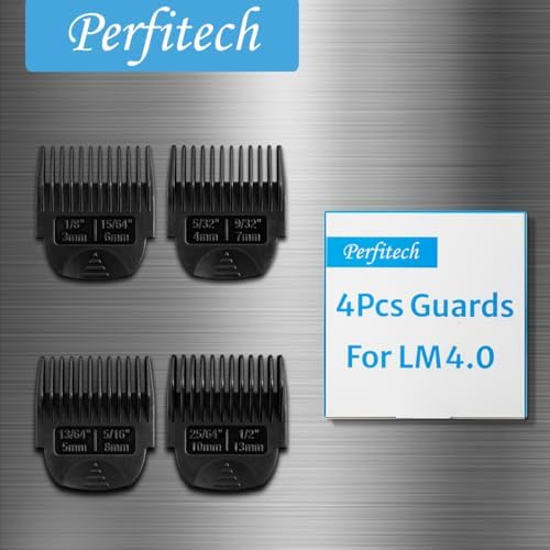 Angled view of the sturdy body grooming clipper attachments showcasing the rigid comb teeth
