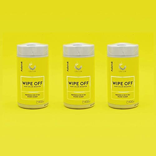 Side view of Colortrak hair color remover wipes dispenser