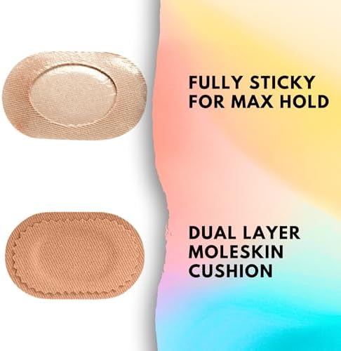 Diverse footwear collection demonstrating slim fit compatibility of the bunion patches
