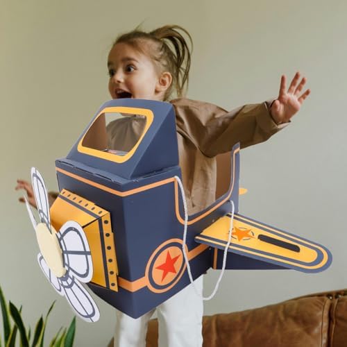 Close up view of the interactive rotating fan on Safigle kids airplane toy