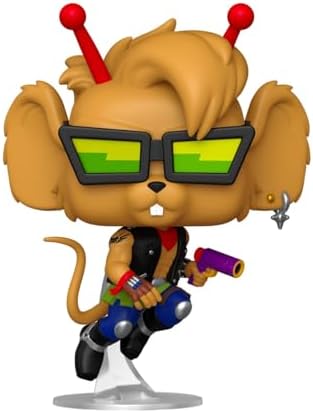 Throttle Biker Mice vinyl figure inside official window display box packaging
