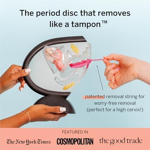 Small and large medical grade silicone menstrual discs for leak free protection.