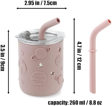 PandaEar stainless steel baby tableware set lifestyle view