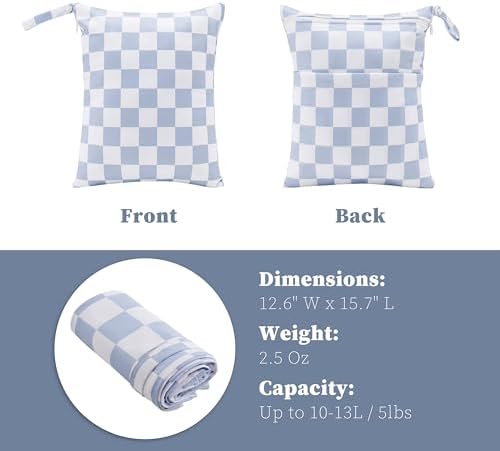 Folded Ohocut wet dry bag showing compact travel design