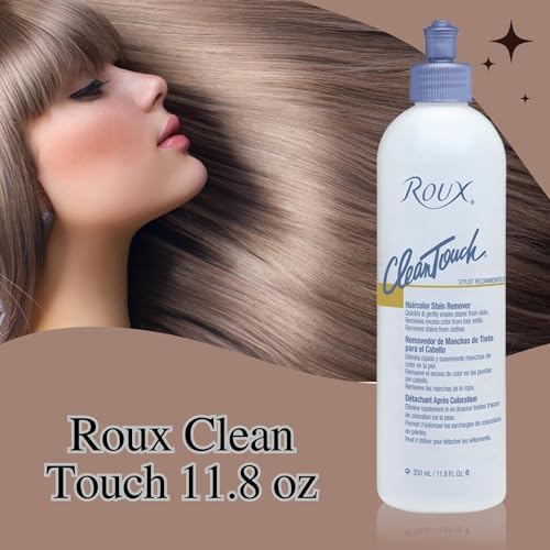 Authentic Roux brand professional beauty personal care stain remover packaging close up