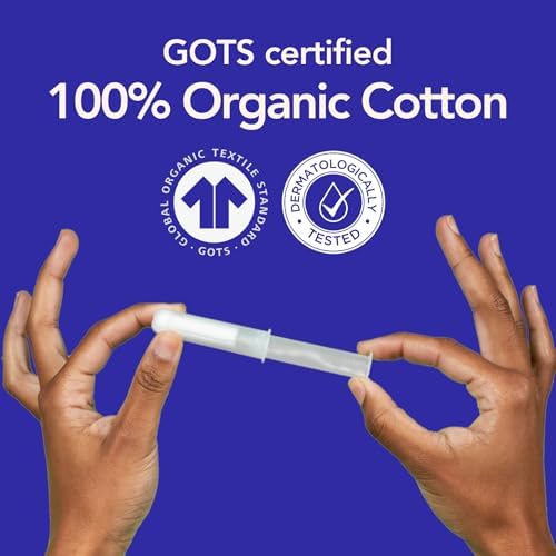 Marlow plant based compact applicator and organic cotton tampon detail