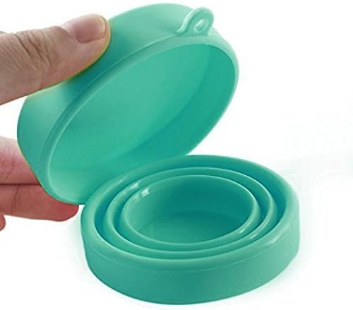 Eco-friendly reusable silicone sterilizer cup for female hygiene and travel.