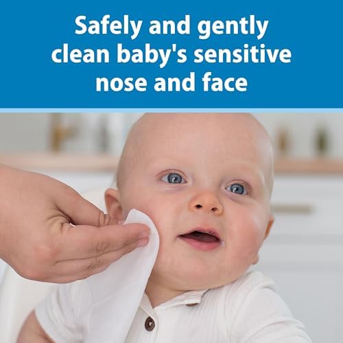 Dr. Brown's hypoallergenic baby facial wipes packaging highlighting plant-based ingredients
