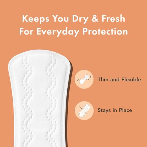 Rael regular unscented liners for daily feminine hygiene