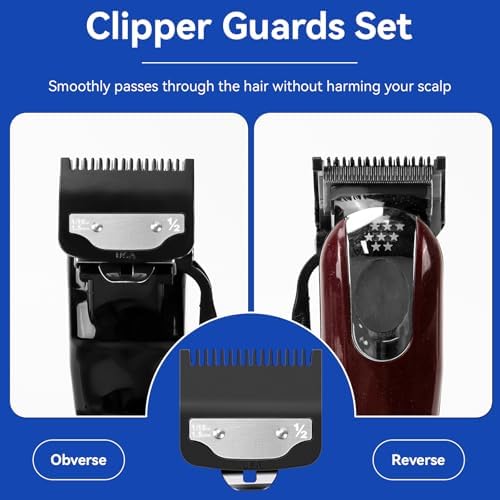 Tiardey professional hair clipper guard set packaging style featuring the precision engineered fade guides.