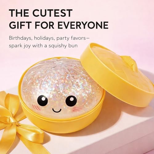Kangerse 2026 upgraded dumpling stress relief toy showing its realistic shape and durable elasticity.