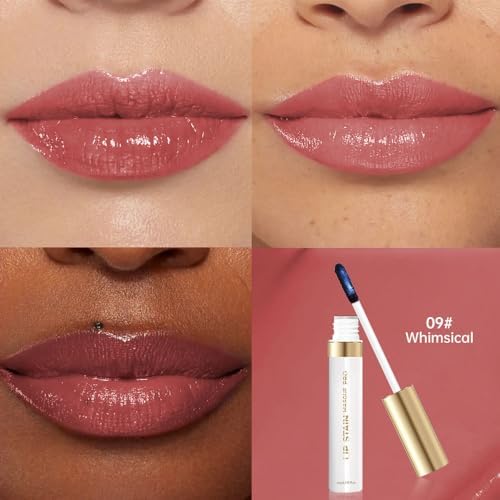 Lip Stain - Wipe-Off &Peel Off Lip Color | Waterproof, Long Lasting, Transfer-Resistant, Smudge-Proof Lip Tint | Easy Wipe Finish, High Pigment | All-Day Vibrant Kiss-Proof Lip Stain, muted rose beige - Image 3