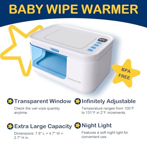 ChoserStar baby wipe warmer in a nursery setting