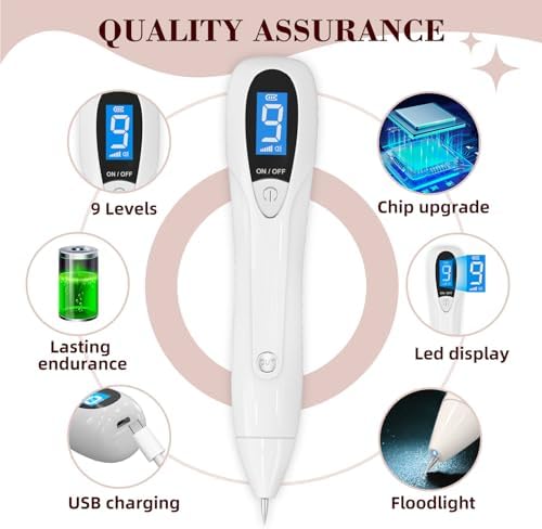 Breaspec LM 1000 skin tag remover packaging showing the full set of included accessories.