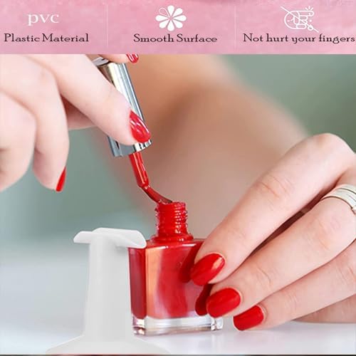 Durable plastic nail finger rest stand for acrylic and gel nails