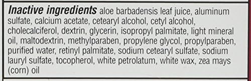 Kirkland Signature maximum strength hydrocortisone cream with aloe ingredients list