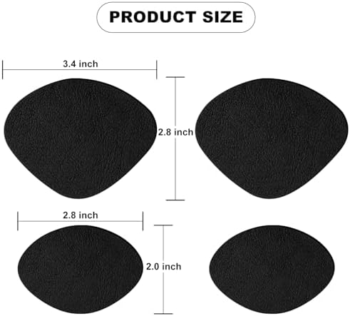 Water-resistant adhesive backing shown on HTZNHXT shoe repair accessories.