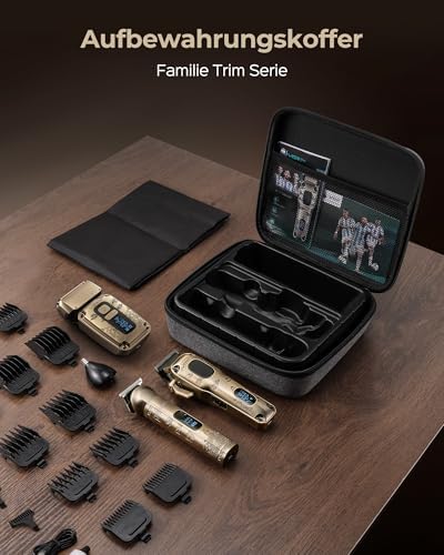 VGRPRO professional grooming kit showing the metal body texture and cutting blades