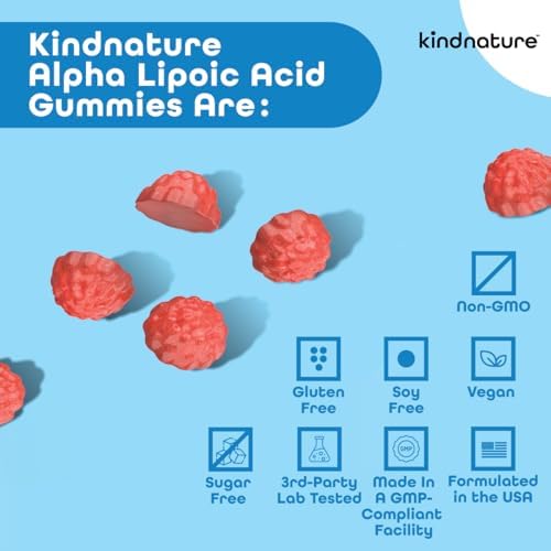 Kindnature premium imported USA beauty and health support gummies side view
