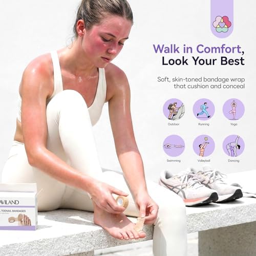 Imported USA toe bandages for foot health and blister protection.