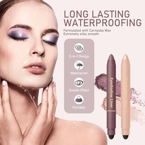 Hdfdreo Plum eyeliner and eyeshadow duo set