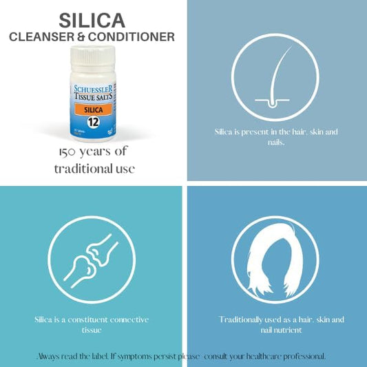 Bottle of 125 Silicea 6X homeopathic tablets