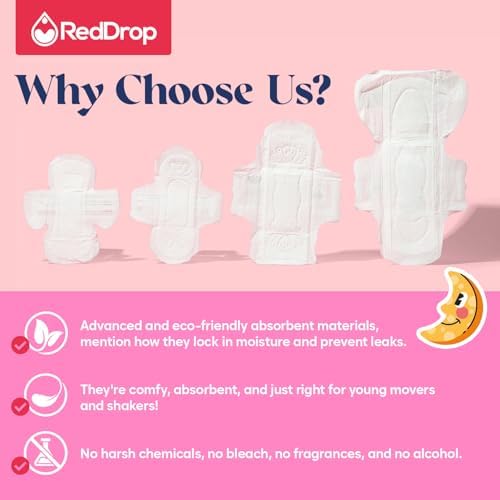 Authentic USA imported RedDrop period starter pack for tweens