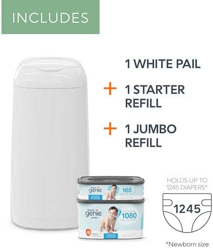 Diaper Genie Classic Gift Set packaging and included refills