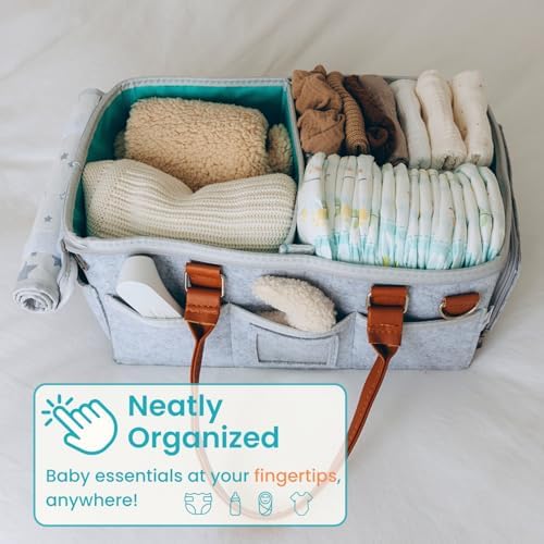Home For Each portable nappy storage bag with dividers