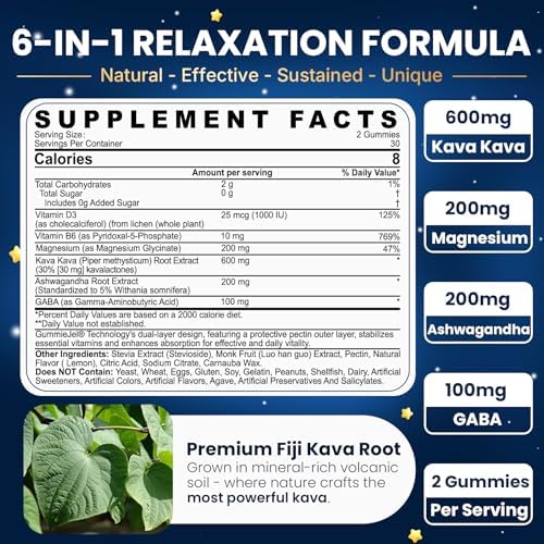 Neviss Kava Kava and Ashwagandha root extract wellness supplement bottle on display