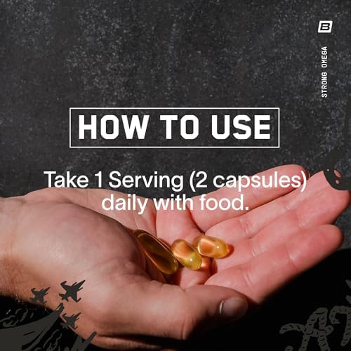 BPN wild caught fish oil softgels with natural lemon oil for heart and joint health support