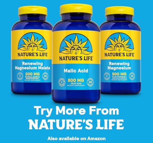 Full product display of Nature's Life energy support supplement