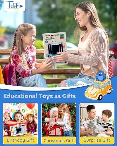 Educational kids toy set Tekfun LCD writing tablets