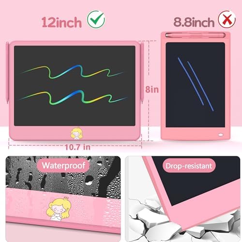 Side profile of portable Hockvill LCD writing tablet