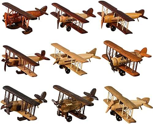 Mersuii retro wooden glider aircraft packaging contents shown on a study table.