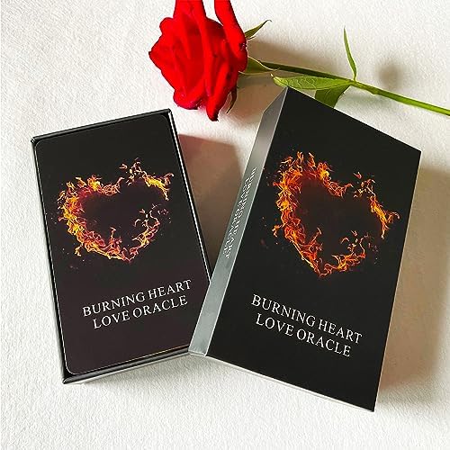 Burning Heart Love Oracle 54 cards deck packaging details