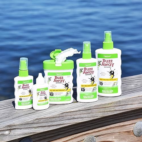 Quantum Health premium skin safe citronella and geranium oil protective wipes.