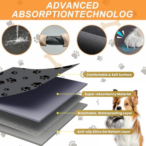 Durable diatomaceous mud pet feeding mat rolled out flat