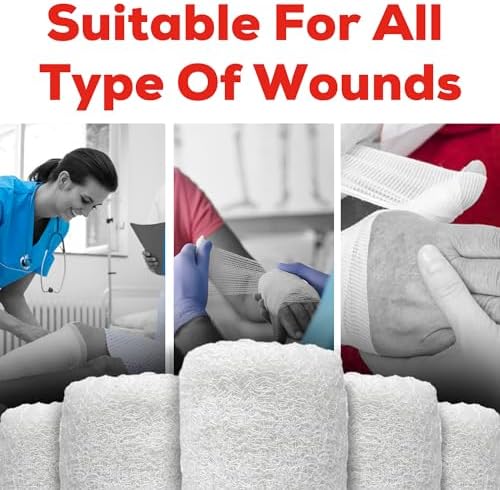 Healqu medical grade cotton bandage wrap complete box packaging overview