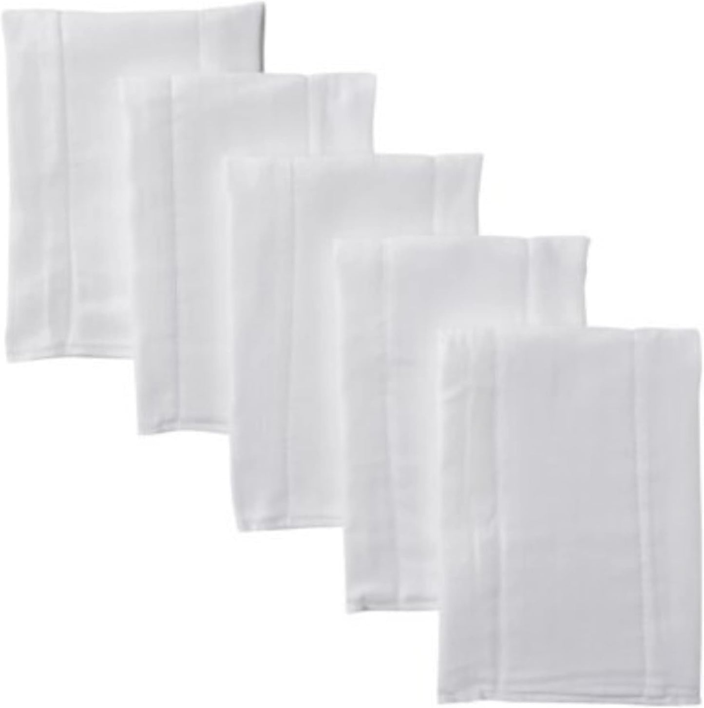 Gerber 10-Pack Cloth Diaper Prefold Premium front view soft cotton texture