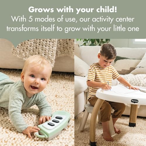 Tiny Love 5-in-1 activity center 360 swivel seat details