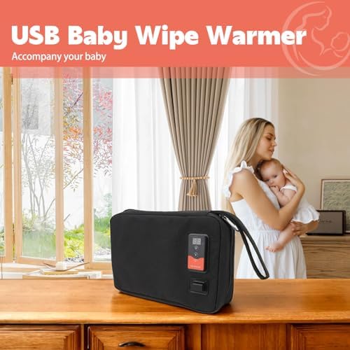 Asixxsix wipe warmer with digital temperature display