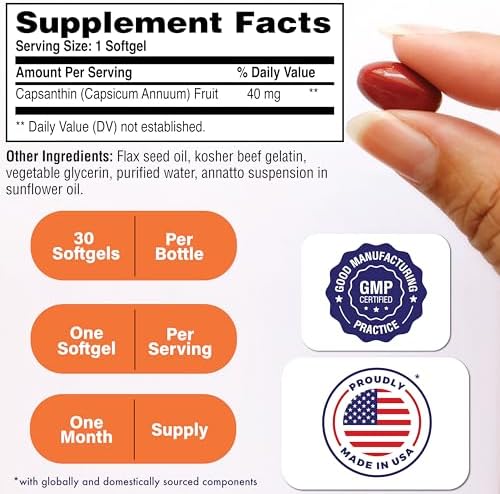 CapsiClear vision support softgels for blue light protection and dry eye relief